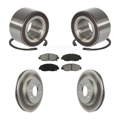 Wheel Bearing Coated Disc Brake Rotors And Pads Front Kit For Honda Insight