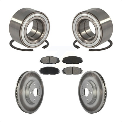 Wheel Bearing Coated Disc Brake Rotors And Pads Front Kit For 2008-2014 Scion xD
