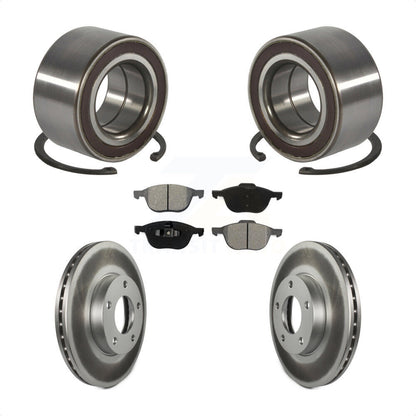 Wheel Bearing Coated Disc Brake Rotors And Pads Front Kit For Mazda 3 Sport