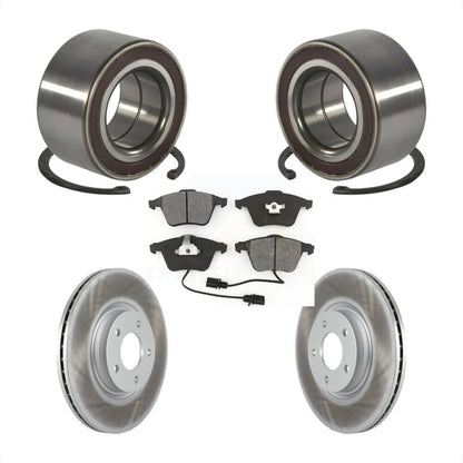 Wheel Bearing Coated Disc Brake Rotors And Pads Front Kit For Mazda 3
