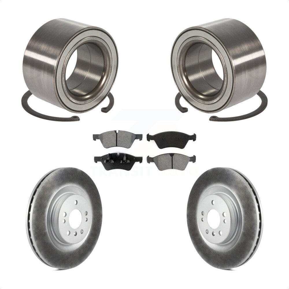 Wheel Bearing Coat Brake Rotor Pad Front Kit For Mercedes-Benz GL350 GL320 GL450