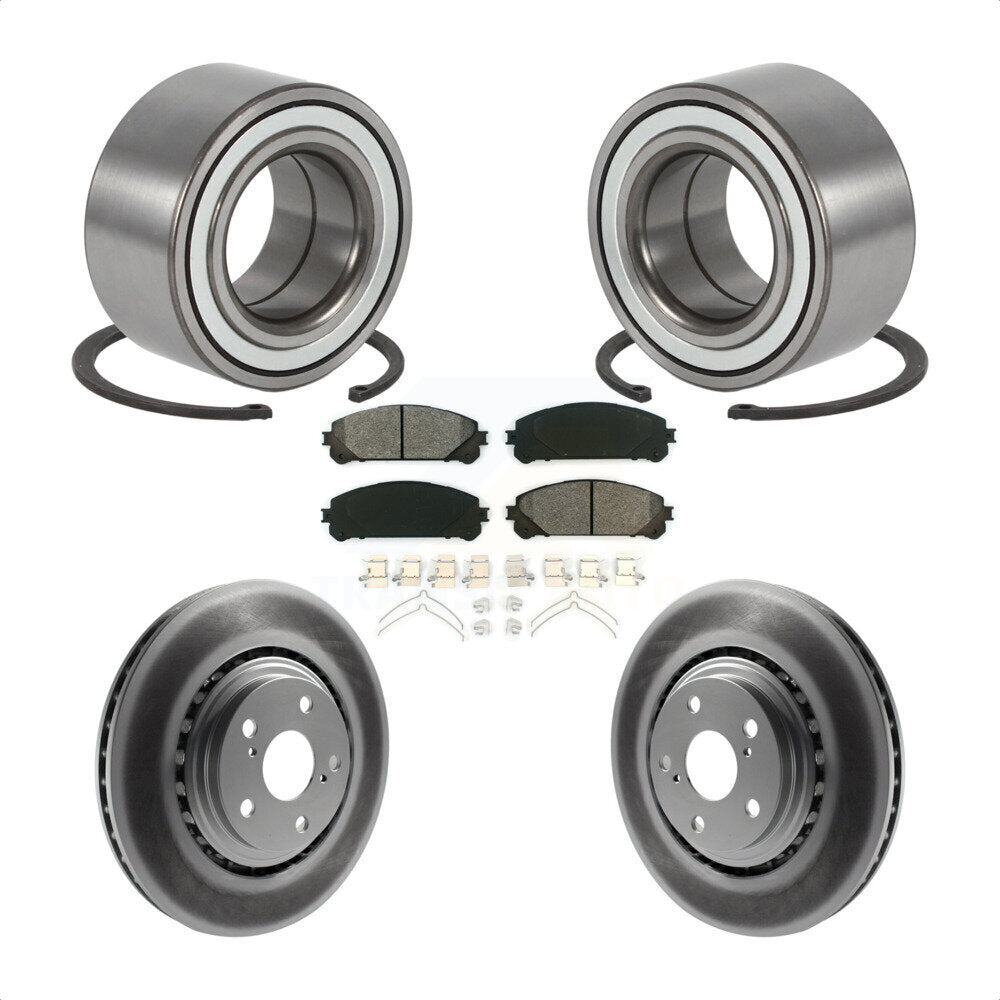 Wheel Bearing Coat Brake Rotor Pads Front Kit For Toyota Highlander Sienna Lexus