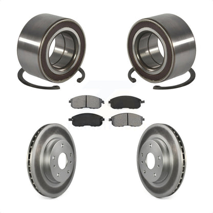 Wheel Bearing Coated Disc Brake Rotor And Pad Front Kit For Suzuki SX4 Crossover