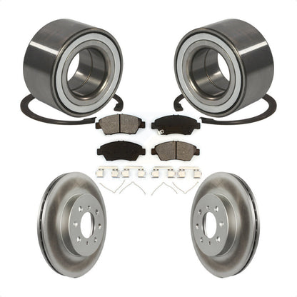 Wheel Bearing Coated Disc Brake Rotors And Pads Front Kit For Honda Fit