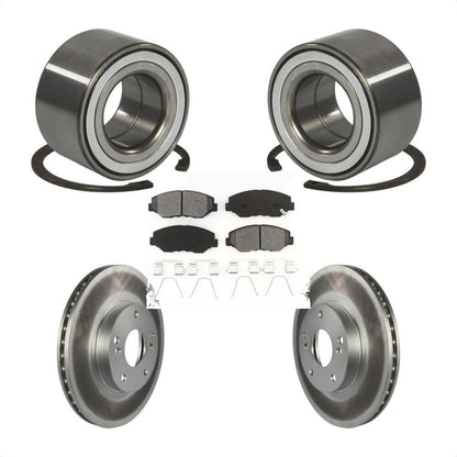 Wheel Bearing Coated Disc Brake Rotors And Pads Front Kit For 2016 Honda CR-Z