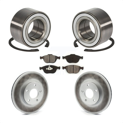 Wheel Bearing Coat Brake Rotor Pads Front Kit For 2010-2013 Ford Transit Connect