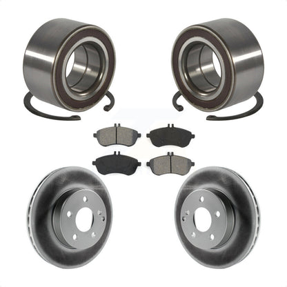 Wheel Bearing Coated Disc Brake Rotors And Pads Front Kit For Mercedes-Benz C300