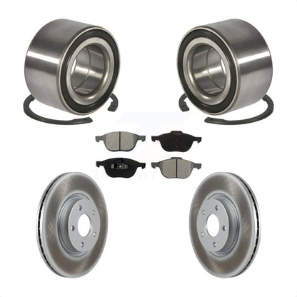 Wheel Bearing Coated Disc Brake Rotors And Pads Front Kit For Ford Escape C-Max