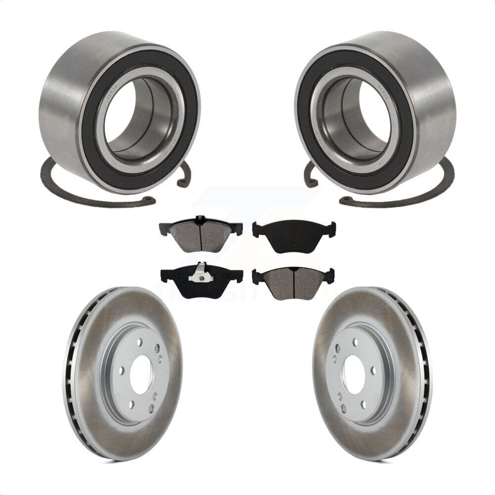 Wheel Bearing Coated Disc Brake Rotors And Pads Front Kit For Mercedes-Benz E320