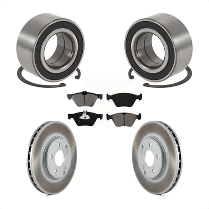 Wheel Bearing Coated Disc Brake Rotors And Pads Front Kit For Mercedes-Benz E320
