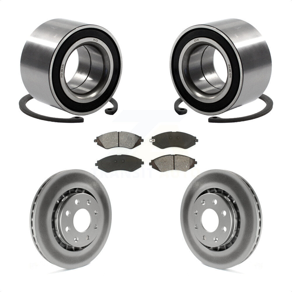 Wheel Bearing Coat Brake Rotor Pad Front Kit For Chevrolet Aveo Pontiac Aveo5 G3