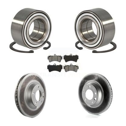 Wheel Bearing Coat Brake Rotor Pad Front Kit For Audi Q7 Porsche Cayenne Touareg