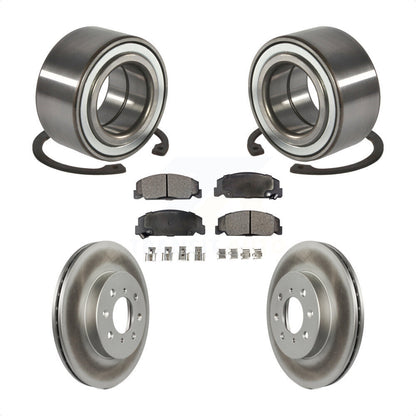 Wheel Bearing Coat Brake Rotor Pad Front Kit For Honda Civic LX with 4-Wheel ABS