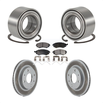 Wheel Bearing Coated Disc Brake Rotors And Pads Front Kit For Hyundai Sonata