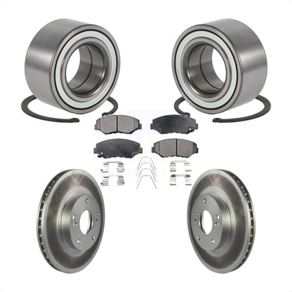 Wheel Bearing Coated Disc Brake Rotors And Pads Front Kit For Honda Element