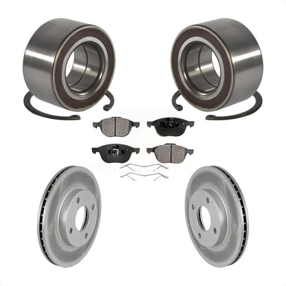 Wheel Bearing Coated Brake Rotor Pad Front Kit For 2004 Ford Focus From 04 05
