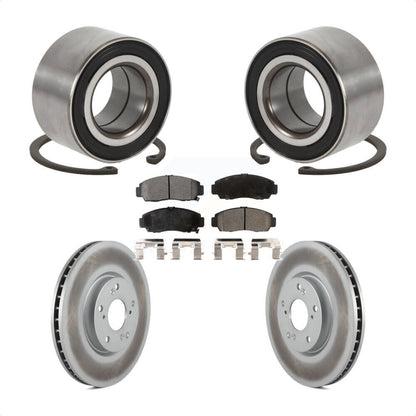 Wheel Bearing Coat Brake Rotor Pad Front Kit For Acura TL Automatic transmission
