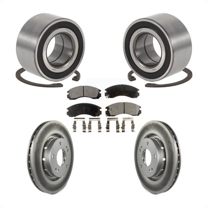 Wheel Bearing Coat Brake Rotor Pads Front Kit For 2005-2006 Mitsubishi Outlander