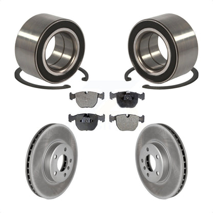 Wheel Bearing Coated Disc Brake Rotors And Ceramic Pads Front Kit For BMW X5