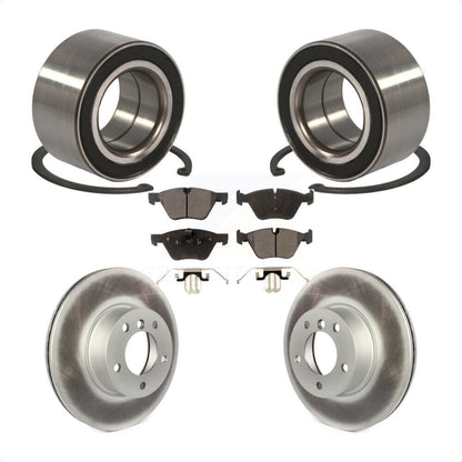 Wheel Bearing Coated Disc Brake Rotors And Ceramic Pads Front Kit For BMW 328xi