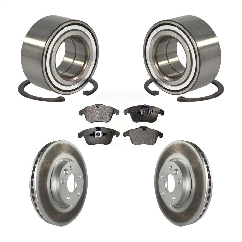 Bearing Coated Disc Brake Rotors And Pads Front Kit For Land Rover Range Evoque