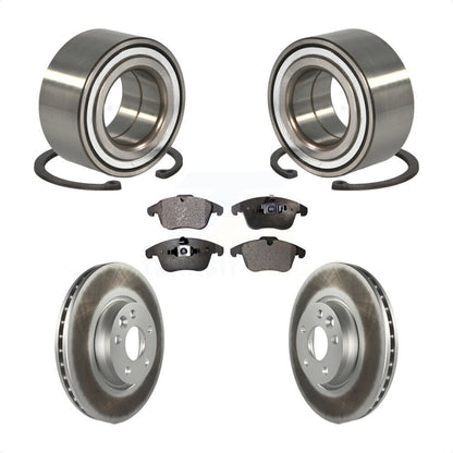 Bearing Coated Disc Brake Rotors And Pads Front Kit For Land Rover Range Evoque