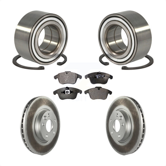 Bearing Coated Disc Brake Rotors And Pads Front Kit For Land Rover Range Evoque