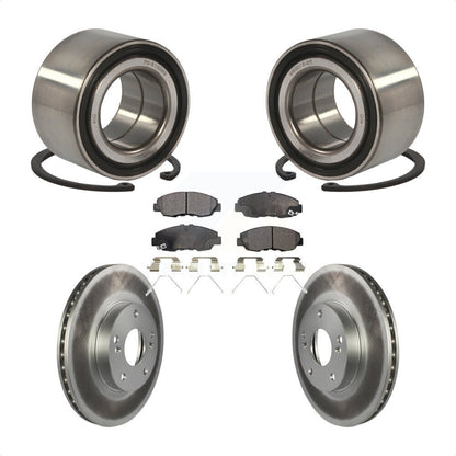 Wheel Bearing Coated Brake Rotor Pad Front Kit For Honda Civic Touring with 1.8L