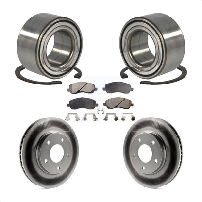 Wheel Bearing Coat Brake Rotor Pad Front Kit For Mitsubishi Lancer Dodge Caliber