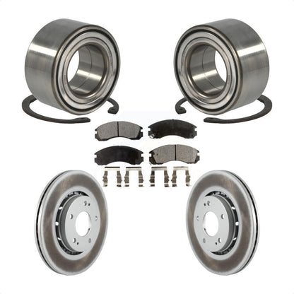 Wheel Bearing Coat Brake Rotor Pad Front Kit For 09 Mitsubishi Lancer From 04
