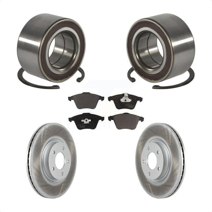 Wheel Bearing Coated Disc Brake Rotors And Ceramic Pads Front Kit For Mazda 3