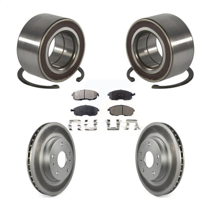 Wheel Bearing Coated Disc Brake Rotor And Pad Front Kit For Suzuki SX4 Crossover