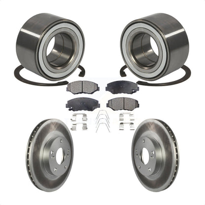 Wheel Bearing Coated Disc Brake Rotors And Pads Front Kit For 2016 Honda CR-Z