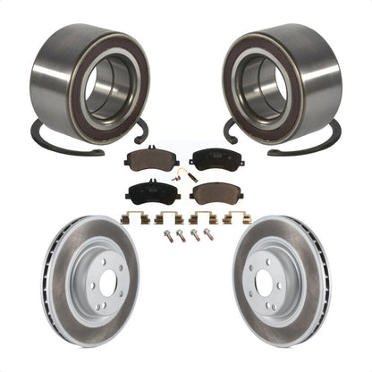 Wheel Bearing Coated Brake Rotor & Pad Front Kit For Mercedes-Benz GLK350 GLK250
