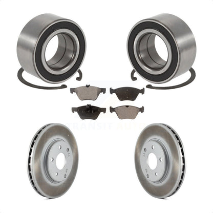 Wheel Bearing Coated Disc Brake Rotors And Pads Front Kit For Mercedes-Benz E320