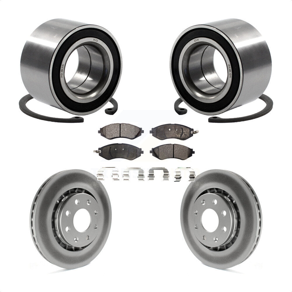 Wheel Bearing Coat Brake Rotor Pad Front Kit For Chevrolet Aveo Pontiac Aveo5 G3