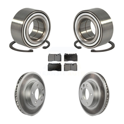 Wheel Bearing Coated Disc Brake Rotors And Pads Front Kit For Volkswagen Touareg