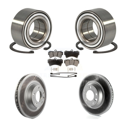 Wheel Bearing Coat Brake Rotor Pad Front Kit For Audi Q7 Porsche Cayenne Touareg