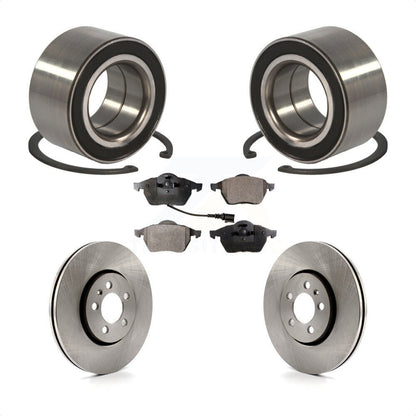 Wheel Bearing Brake Rotor Pads Front Kit For Volkswagen Golf 72mm Outer Diameter