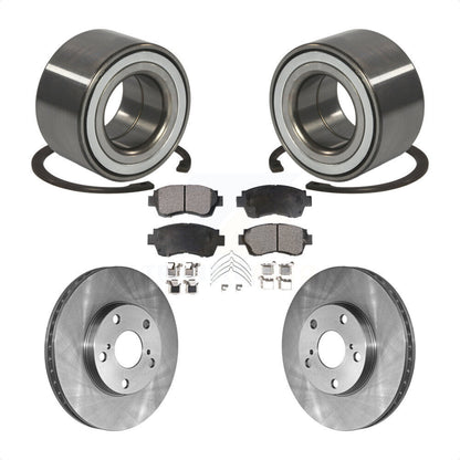 Wheel Bearing Brake Rotor And Pad Front Kit For Toyota Camry Sienna Avalon Lexus