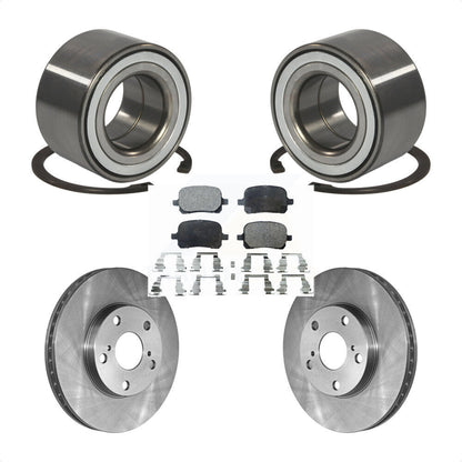 Wheel Bearing Brake Rotor And Pad Front Kit For Toyota Camry Solara Avalon Lexus