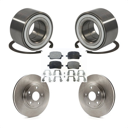 Wheel Bearing Disc Brake Rotors And Pads Front Kit For 1999-2001 Lexus RX300