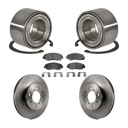 Wheel Bearing Disc Brake Rotors And Pads Front Kit For Honda Civic Acura EL