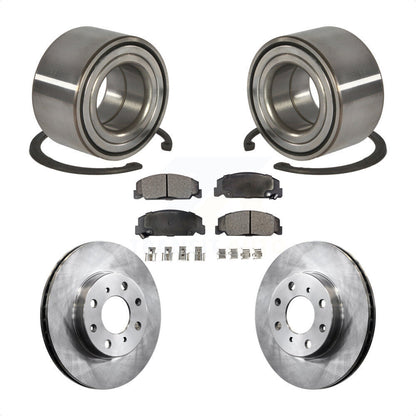 Wheel Bearing Disc Brake Rotors And Pads Front Kit For Honda Civic del Sol