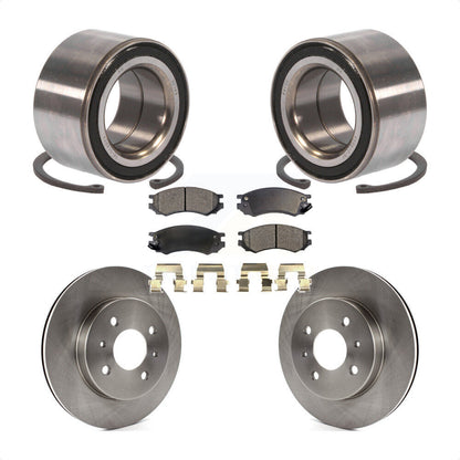 Wheel Bearing Brake Rotor Pad Front Kit For Saturn SL1 SC1 SL2 SC2 SL SW2 SW1 SC