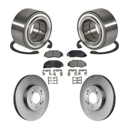 Wheel Bearing Disc Brake Rotor Pads Front Kit For 1997-2001 Acura Integra Type R