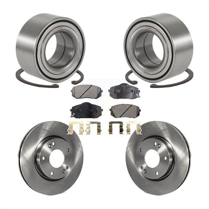 Wheel Bearing Disc Brake Rotors And Pads Front Kit For 2010-2012 Kia Rondo