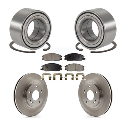 Wheel Bearing Disc Brake Rotors And Pads Front Kit For Hyundai Santa Fe