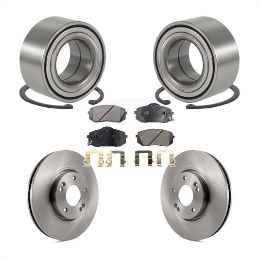 Wheel Bearing Disc Brake Rotor And Pad Front Kit For Hyundai Tucson Kia Sportage