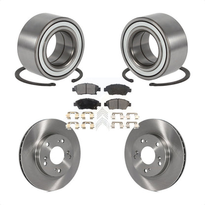 Wheel Bearing Disc Brake Rotors And Pads Front Kit For Honda Civic Acura RSX